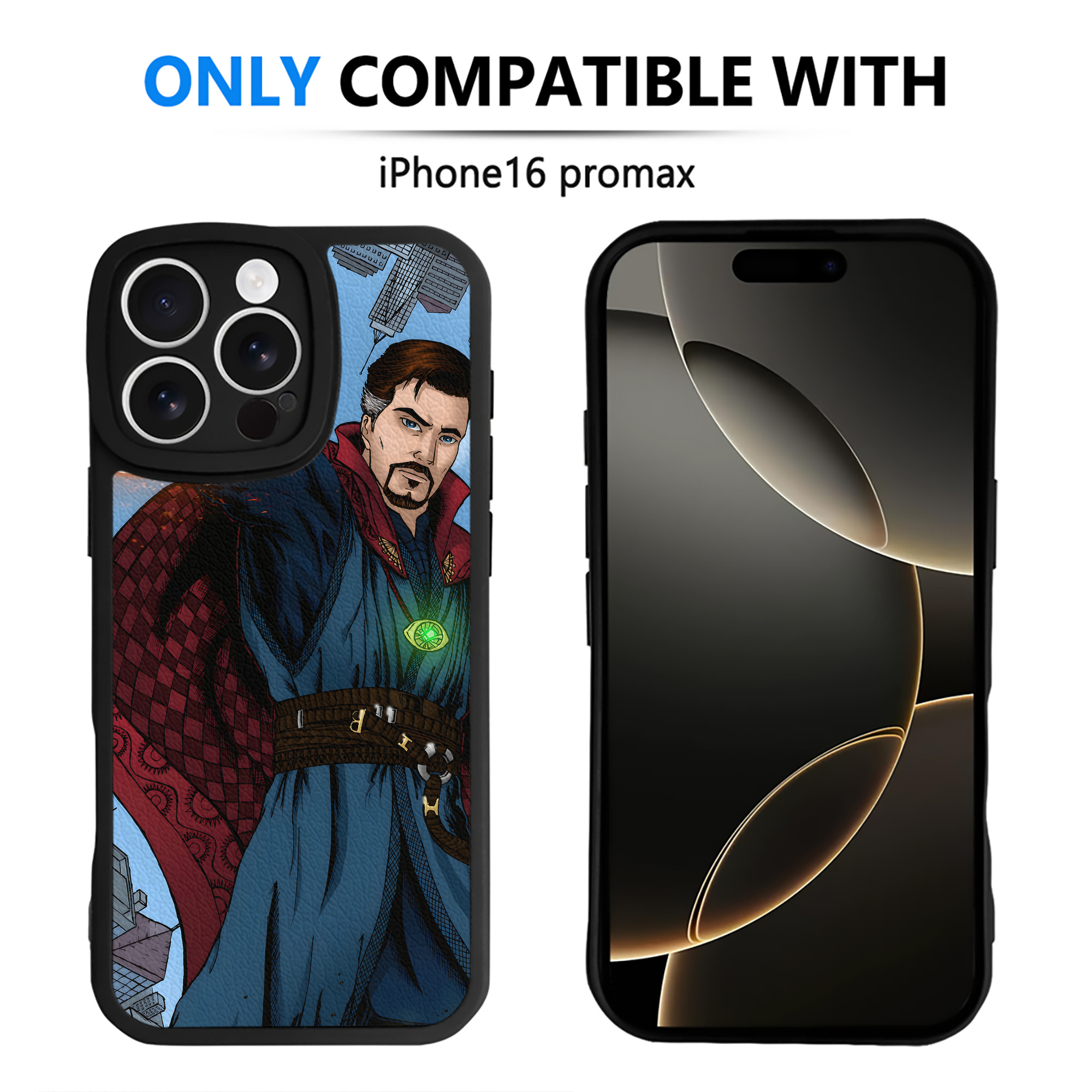 （画像用） アベンジャーズ The Avengers 【iPhone 16シリーズ対応】シリコンスマホケース（レザー調） 材質：シリコン
